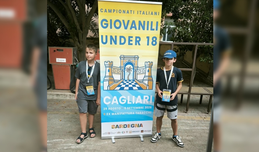 Giorgio Sala e Davide Barnabà ai Campionati Giovanili U18 a Cagliari