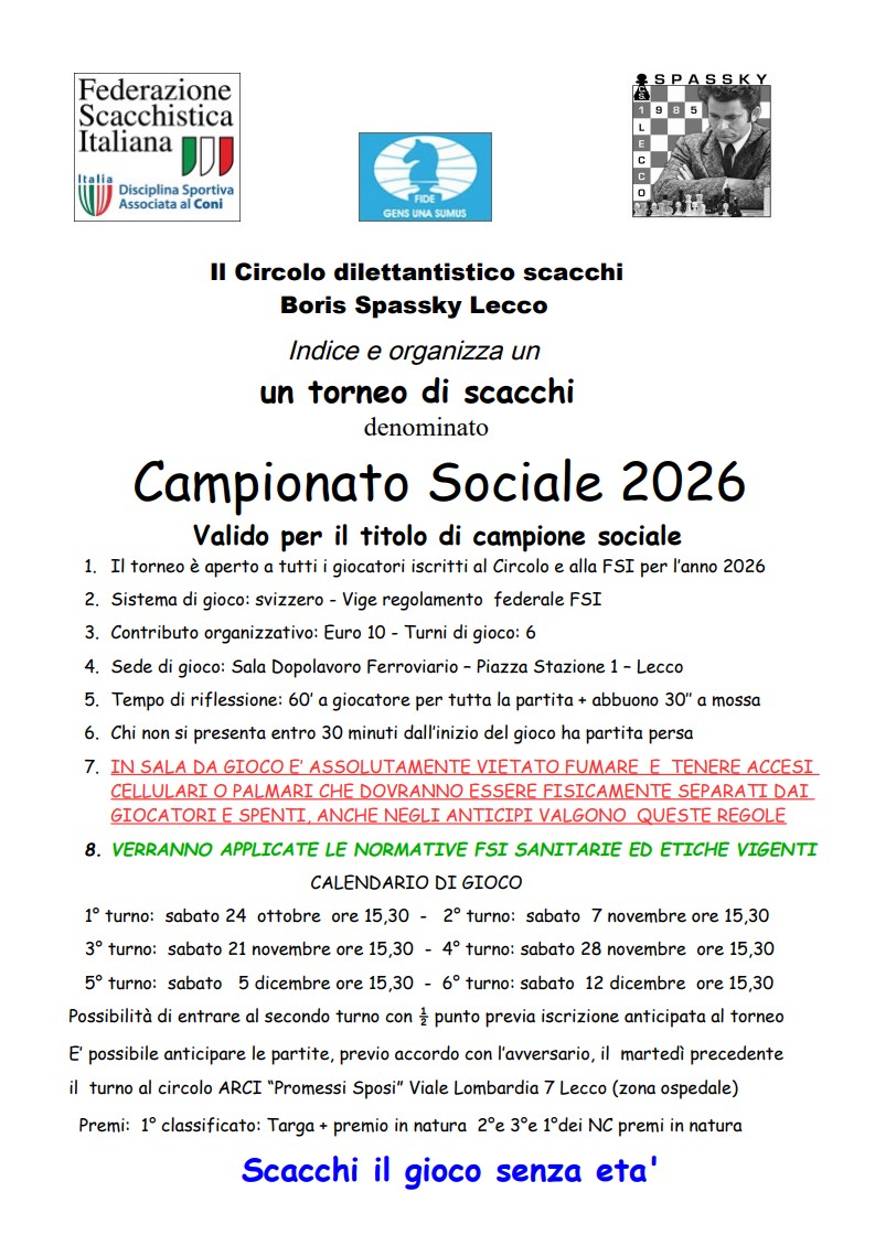 Campionato Sociale 2026