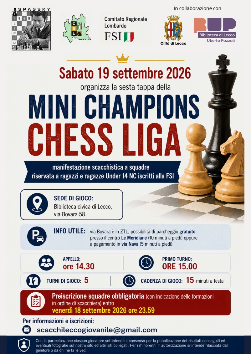 Mini Champions Chess Liga 2026